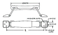 5.5 Inch (in) Retractable Handle - Schematic Diagram