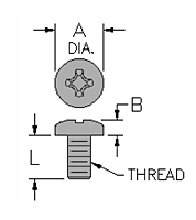 Mounting Screws For Handles - Schematic Diagram