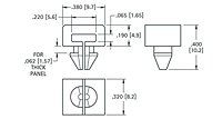 Cable Tie Routing Clips - Schematic Diagram