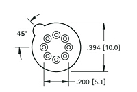 Sockets for T0-5 & TO-100 (4592) - Schematic Diagram