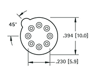Sockets for T0-5 & TO-100 (4593) - Schematic Diagram