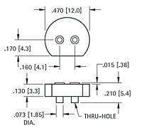 Mini Halogen Lamp Socket (4595) - Schematic Diagram