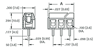 Modular Interlocking PC Terminal Block (8718) - Schematic Diagram