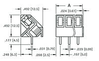 Modular Interlocking PC Terminal Block (8720) - Schematic Diagram