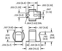 Surface Mount Battery Clips & Contacts	(50) - Schematic Diagram