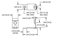 Surface Mount Battery Clips & Contacts (56) - Schematic Diagram