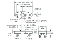 Heavy Duty Socket for TO-3 Case - Schematic Diagram