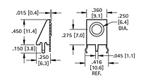 PC Buttons & Spring Contacts (596) - Schematic Diagram