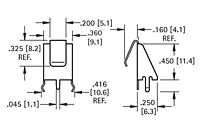 PC Buttons & Spring Contacts (590-A) - Schematic Diagram