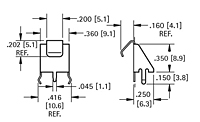 PC Buttons & Spring Contacts (591) - Schematic Diagram