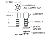 Standard Jack Screws - Schematic Diagram