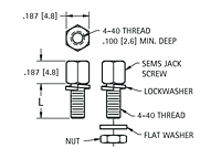 Sems Jack Screws - Schematic Diagram