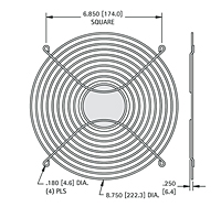 Metal Guards (8457) - Schematic Diagram