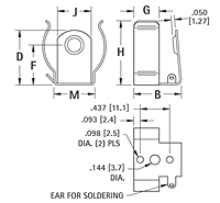 Rugged Steel Battery Clips (86) - Schematic Diagram