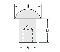 Semi-Tubular Rivets - Schematic Diagram