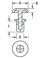  Snap Rivets (3443 to 3450) - Schematic Diagram