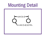 Color Keyed Thru Hole Mount (THM) Test Point (5026) - 3