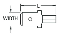 Quick-Fit Solderless Terminal (8282) - Schematic Diagram