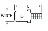Quick-Fit Solderless Terminal (8281) - Schematic Diagram