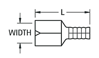 Quick-Fit Solderless Terminal (8272) - Schematic Diagram