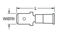 Quick-Fit Solderless Terminal (8286) - Schematic Diagram