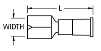 Quick-Fit Solderless Terminal (8276) - Schematic Diagram