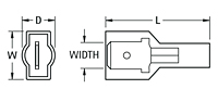 Quick-Fit Solderless Terminal (8296) - Schematic Diagram
