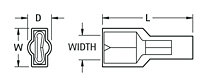 Quick-Fit Solderless Terminal (8291) - Schematic Diagram
