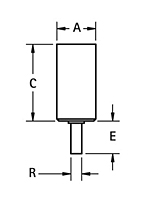 High Temperature PTFE Insulated Test Point Jack (11011) - Schematic Diagram