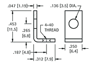 Threaded Mounting Brackets (616) - Schematic Diagram