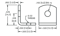 Threaded Mounting Brackets (617) - Schematic Diagram