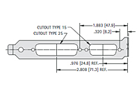 Standard Computer Brackets (9200-13) - Schematic Diagram
