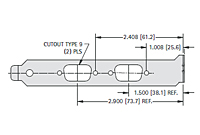 Standard Computer Brackets (9200-15) - Schematic Diagram