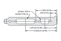Standard Computer Brackets (9200-17) - Schematic Diagram