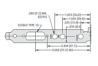 Standard Computer Brackets (9204-1) - Schematic Diagram