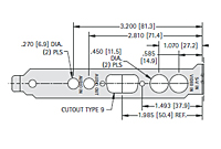 Standard Computer Brackets (9201-1) - Schematic Diagram