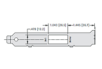 Standard Computer Brackets (9202-1) - Schematic Diagram