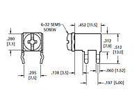 15 Ampere (A) Current Type Sems Screw Termina (2187-A) - Schematic Diagram