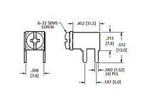 15 Ampere (A) Current Type Sems Screw Terminal (2188-A) - Schematic Diagram
