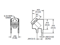 15 Ampere (A) Current Type Sems Screw Terminal (2192-A) - Schematic Diagram