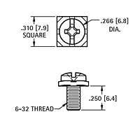 30 Ampere (A) Current Type Sems Screw Terminal (2194-A) - Schematic Diagram