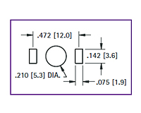 Mounting Diagram - 30 Ampere (A) Current Type Heavy Duty Screw Terminal (1293)