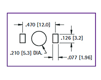 Mounting Diagram - 30 Ampere (A) Current Type Heavy Duty Screw Terminal (1206)