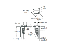 Schematic Diagram for Straight Leg Screw Terminal