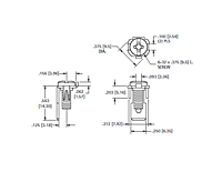 Quick-Fit Screw Terminal (1217) - Schematic Diagram