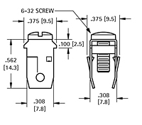 Solder Tab Screw Terminal (1272) - Schematic Diagram