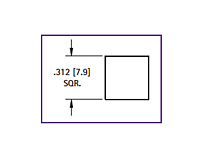 Mounting Diagram for Solder Tab and Quick-Fit Screw Terminal
