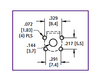 Mounting Diagram - Quick-Fit Screw Terminal (1247)