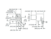 Color Keyed - PC Phono Jack - Schematic Diagram