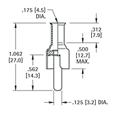 Crimp or Solder Type Phono Plugs - Schematic Diagram
